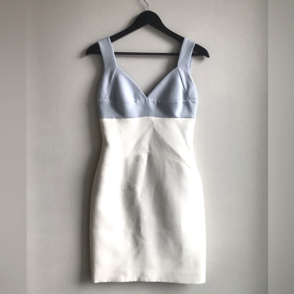 Prada mini dress baby blue straps size s
